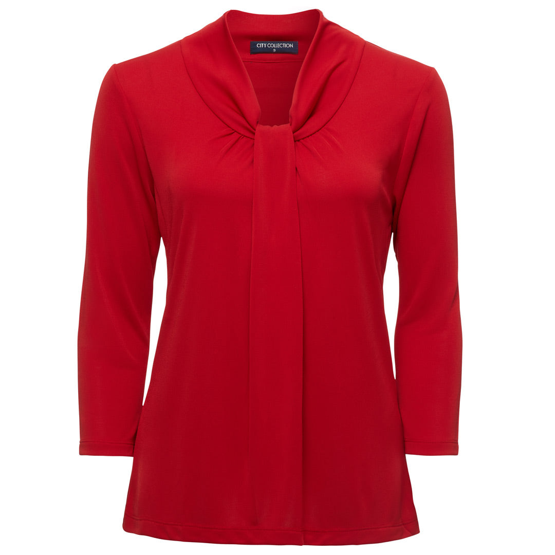 City Collection The Pippa Knit Top | Ladies | 3/4 Sleeve Shirts & Tops