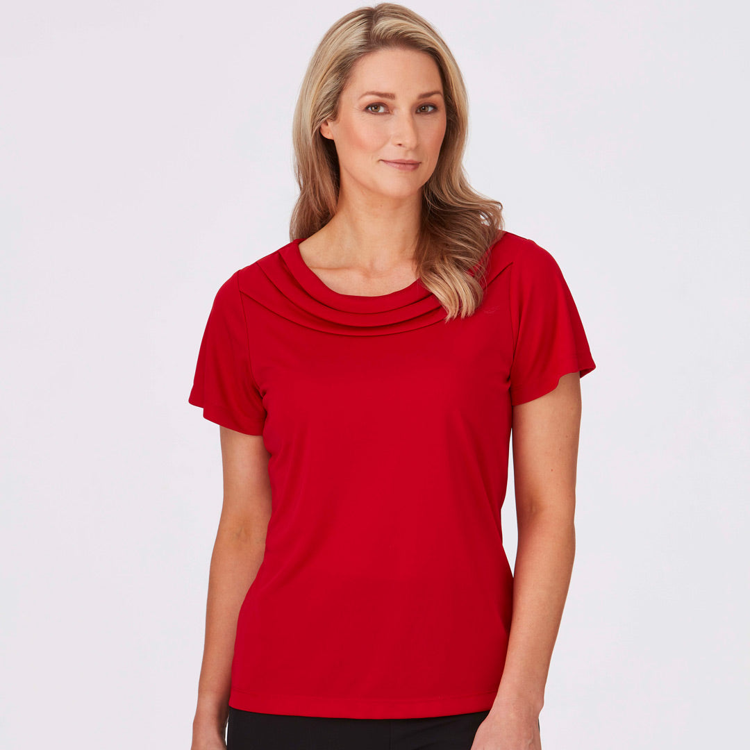 City Collection The Eva Knit Top | Ladies | Short Sleeve Shirts & Tops