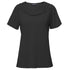 City Collection The Eva Knit Top | Ladies | Short Sleeve Charcoal Shirts & Tops