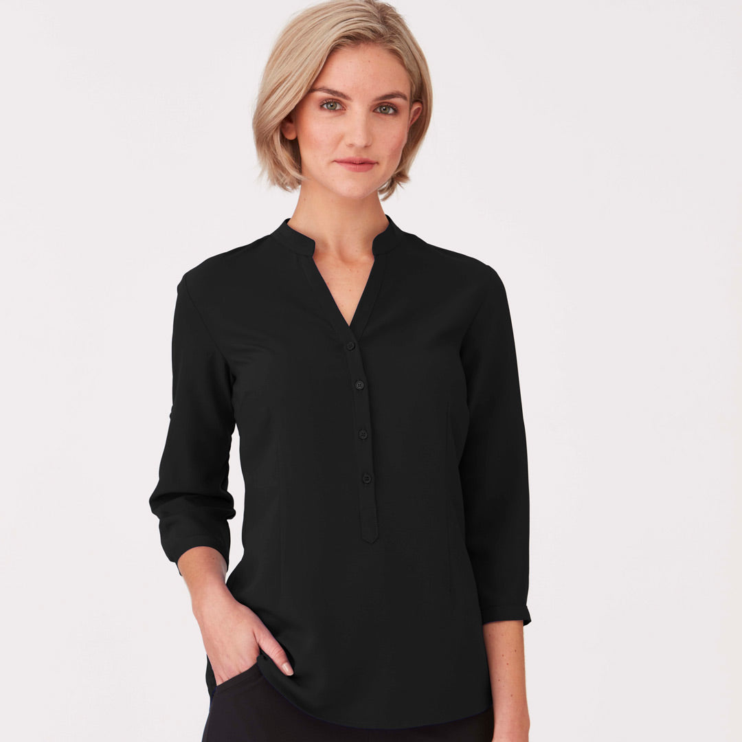 City Collection The So Ezy Shirt | Ladies | 3/4 Sleeve Shirts & Tops