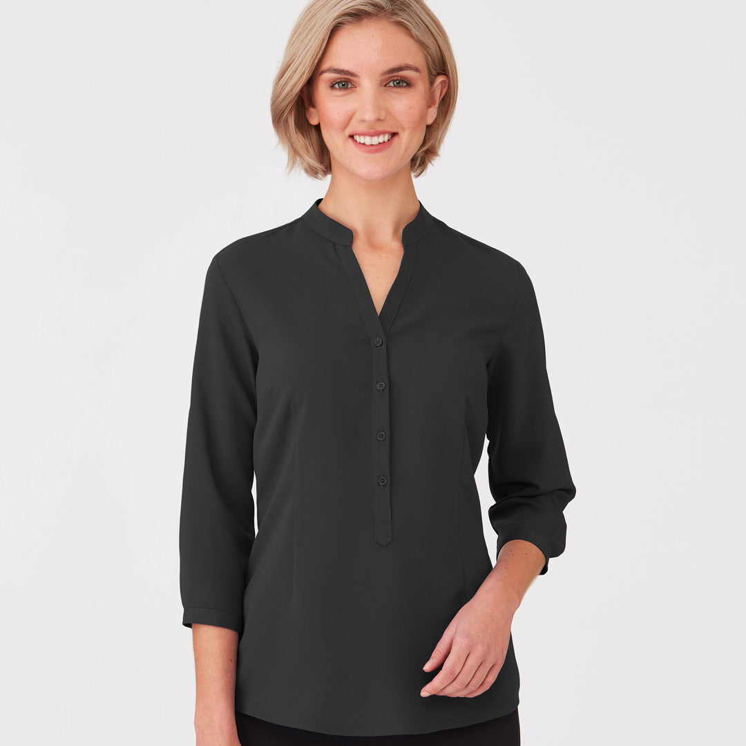 City Collection The So Ezy Shirt | Ladies | 3/4 Sleeve Shirts & Tops