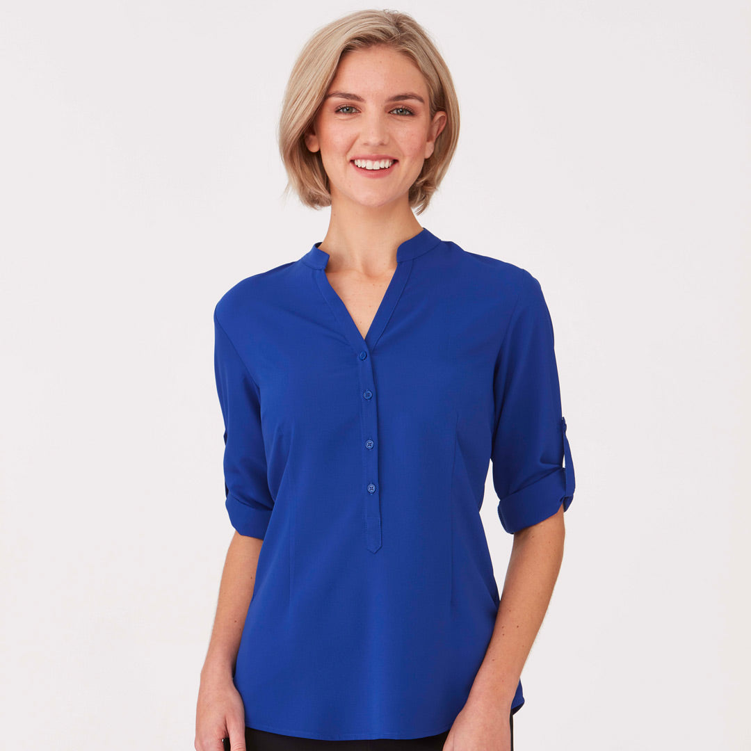 City Collection The So Ezy Shirt | Ladies | 3/4 Sleeve Shirts & Tops