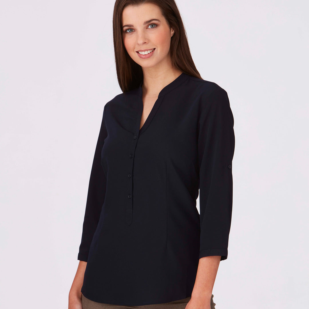 City Collection The So Ezy Shirt | Ladies | 3/4 Sleeve Shirts & Tops