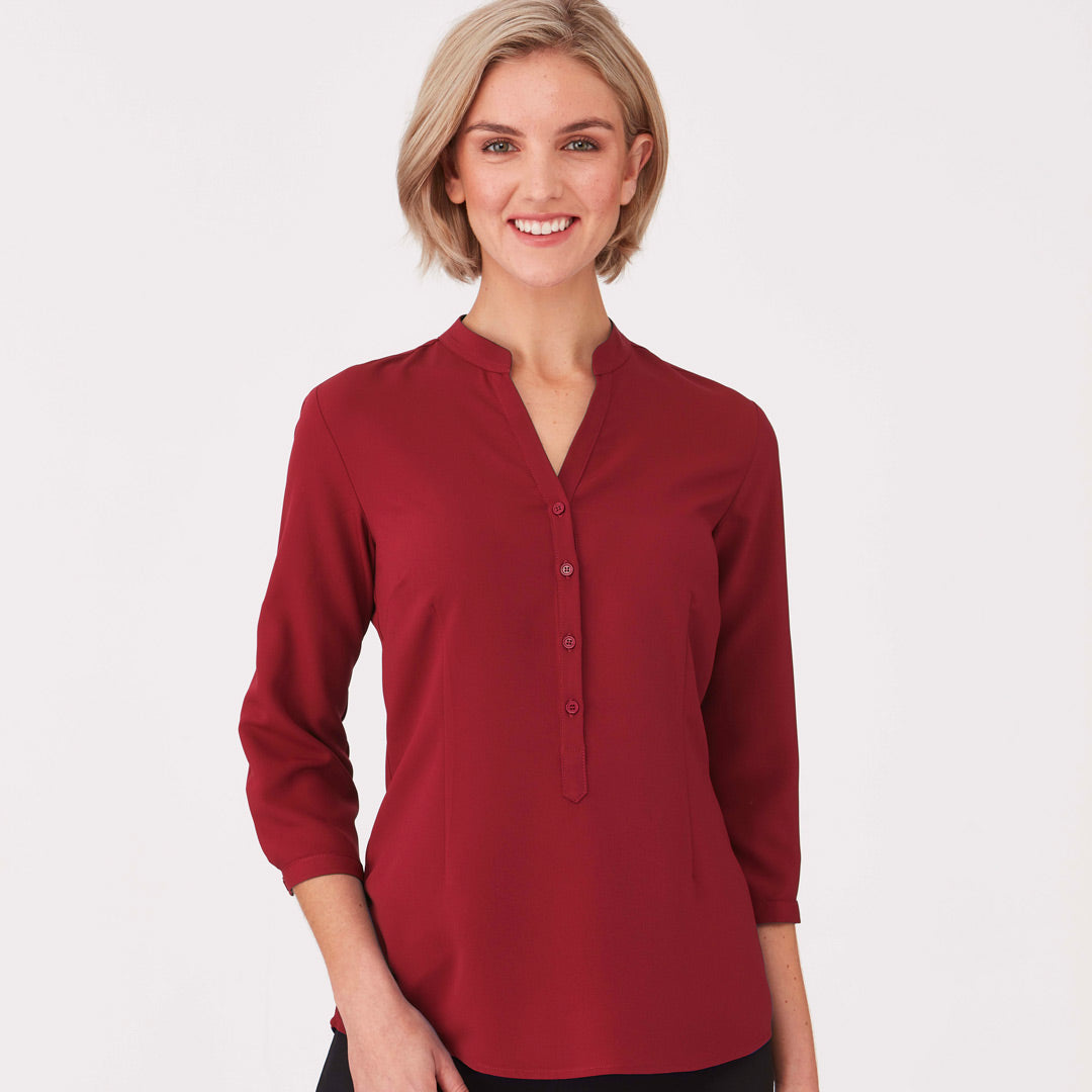 City Collection The So Ezy Shirt | Ladies | 3/4 Sleeve Shirts & Tops