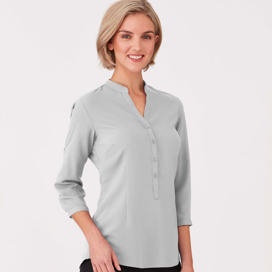 City Collection The So Ezy Shirt | Ladies | 3/4 Sleeve Shirts & Tops