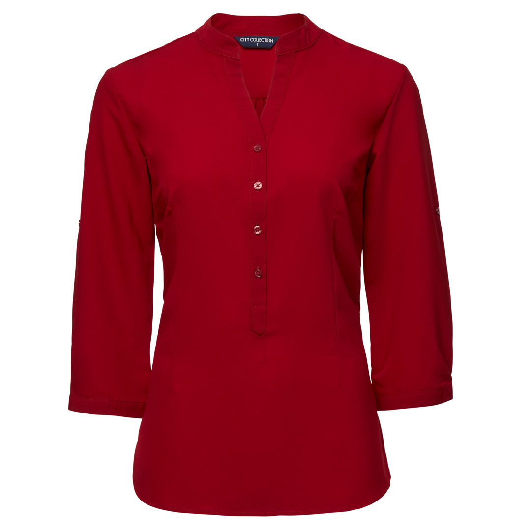 City Collection The So Ezy Shirt | Ladies | 3/4 Sleeve Shirts & Tops
