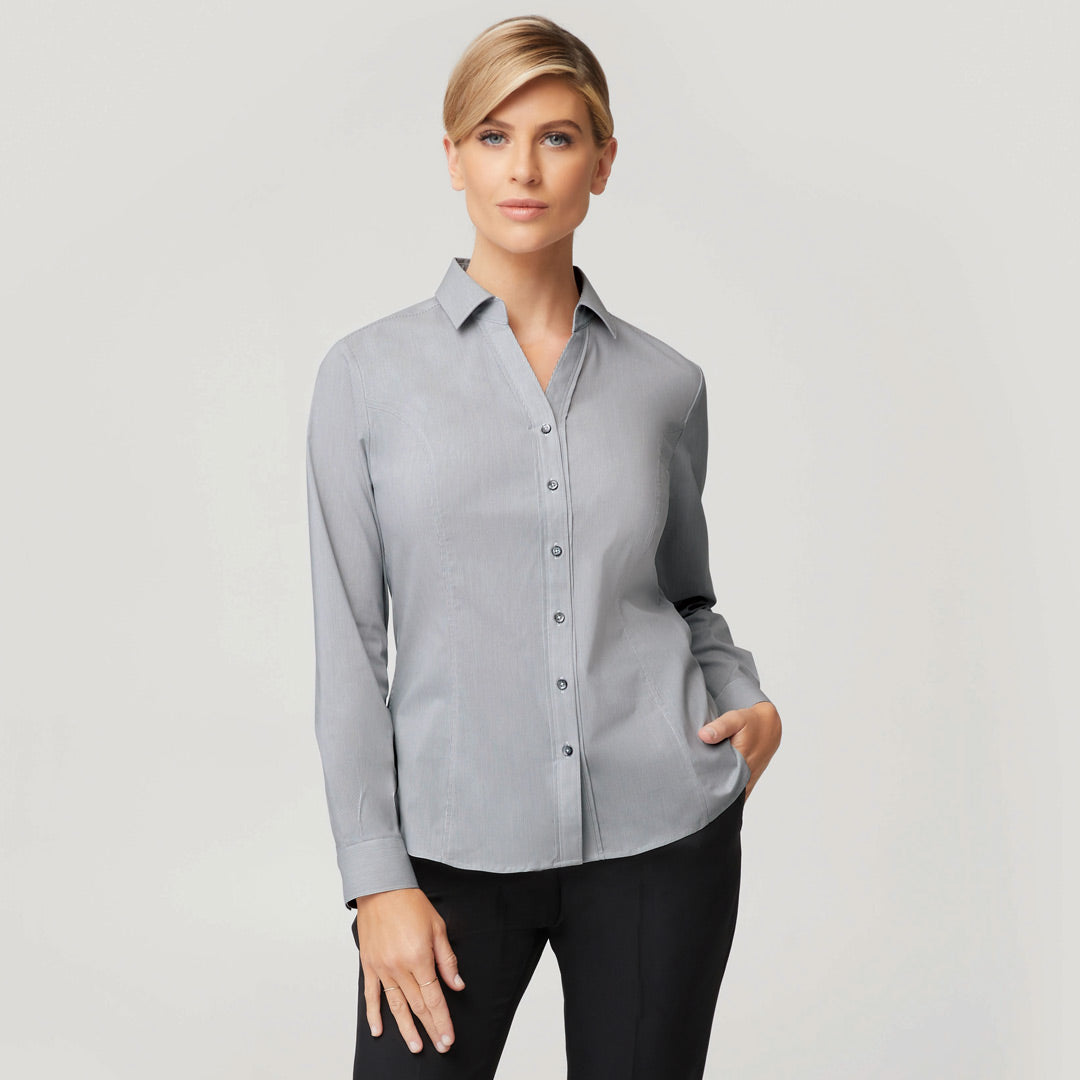 City Collection The Pin Feather Shirt | Ladies | Long Sleeve Shirts & Tops