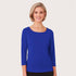 City Collection The Smart Knit Top | Ladies | 3/4 Sleeve Shirts & Tops