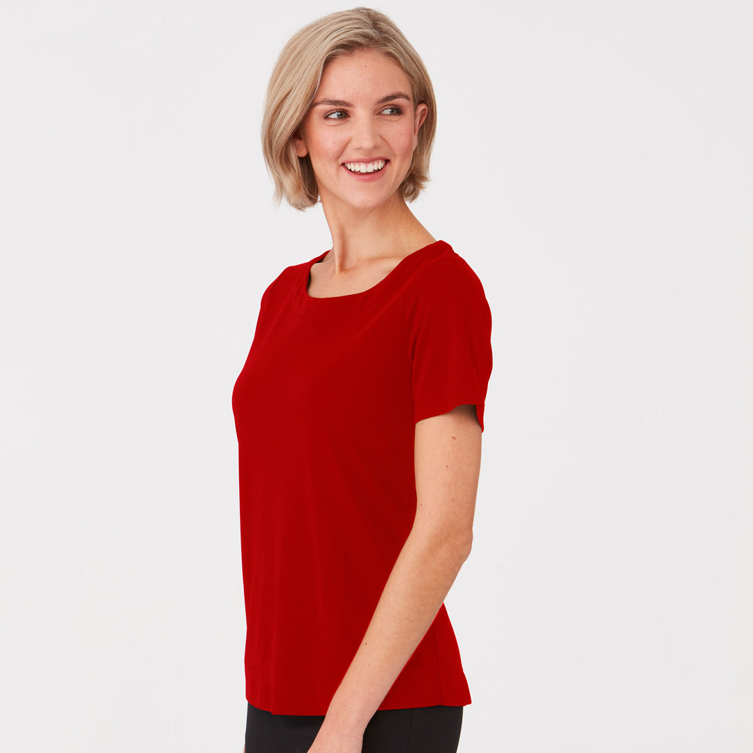 City Collection The Smart Knit | Ladies | Short Sleeve Shirts & Tops