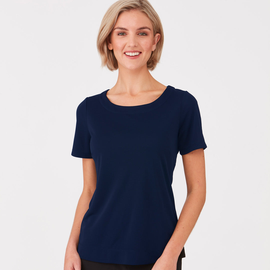 City Collection The Smart Knit | Ladies | Short Sleeve Shirts & Tops