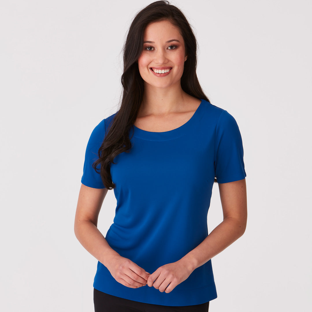 City Collection The Smart Knit | Ladies | Short Sleeve Shirts & Tops