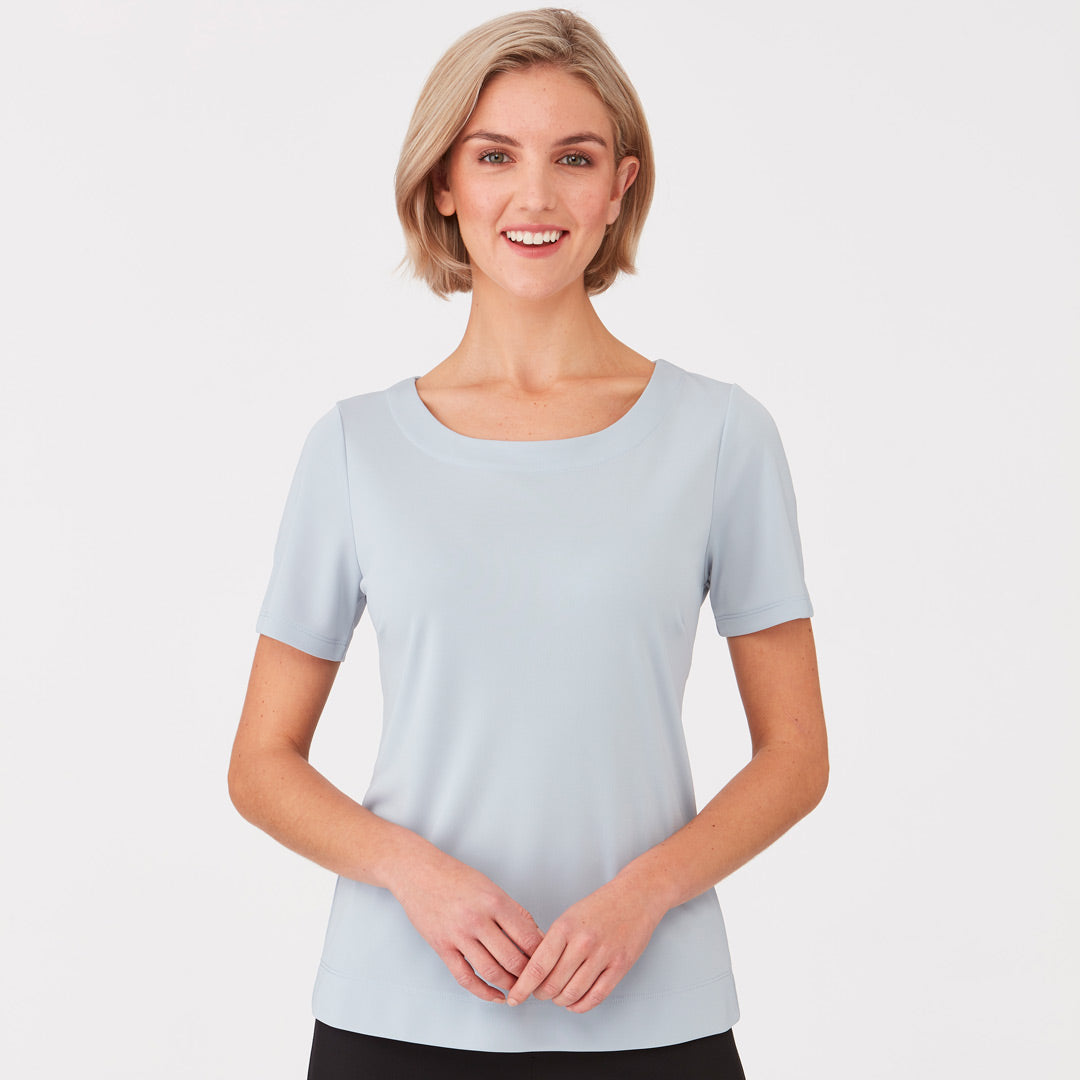 City Collection The Smart Knit | Ladies | Short Sleeve Shirts & Tops