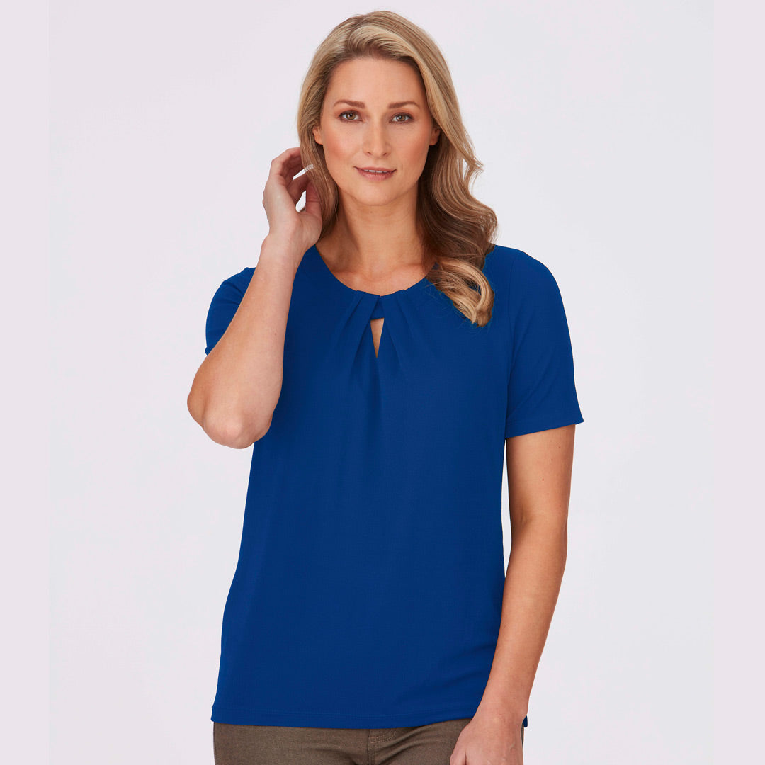City Collection The Keyhole Top | Ladies | Short Sleeve Shirts & Tops
