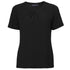 City Collection The Keyhole Top | Ladies | Short Sleeve Black Shirts & Tops