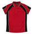 Aussie Pacific The Murray Polo | Plus | Ladies Red/Black Shirts & Tops