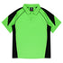 Aussie Pacific The Premier Polo | Plus | Ladies Apple/Black Shirts & Tops