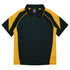 Aussie Pacific The Premier Polo | Ladies Black/Gold Shirts & Tops