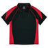 Aussie Pacific The Premier Polo | Ladies Black/Red Shirts & Tops