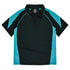 Aussie Pacific The Premier Polo | Ladies Black/Teal Shirts & Tops