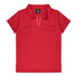 Aussie Pacific The Yarra Polo | Ladies Red/White Shirts & Tops