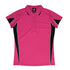 Aussie Pacific The Eureka Polo Shirt | Plus | Ladies Pink/Black Shirts & Tops