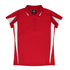 Aussie Pacific The Eureka Polo Shirt | Plus | Ladies Red/White Shirts & Tops