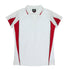 Aussie Pacific The Eureka Polo Shirt | Plus | Ladies White/Red Shirts & Tops