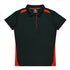 Aussie Pacific The Paterson Polo Shirt | Ladies Black/Red Shirts & Tops