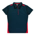 Aussie Pacific The Paterson Polo Shirt | Plus | Ladies Navy/Red Shirts & Tops