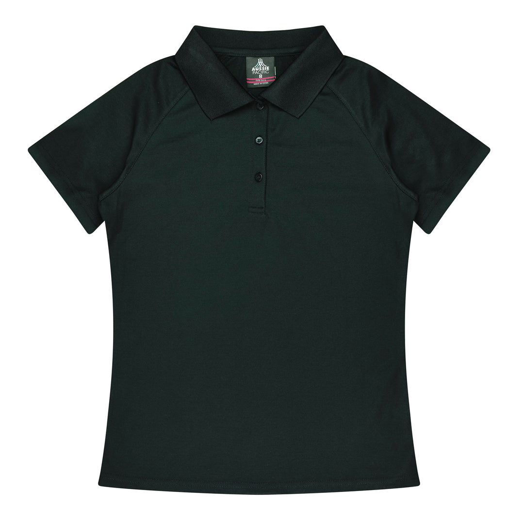 Aussie Pacific The Keira Polo | Ladies | Short Sleeve Black Shirts & Tops