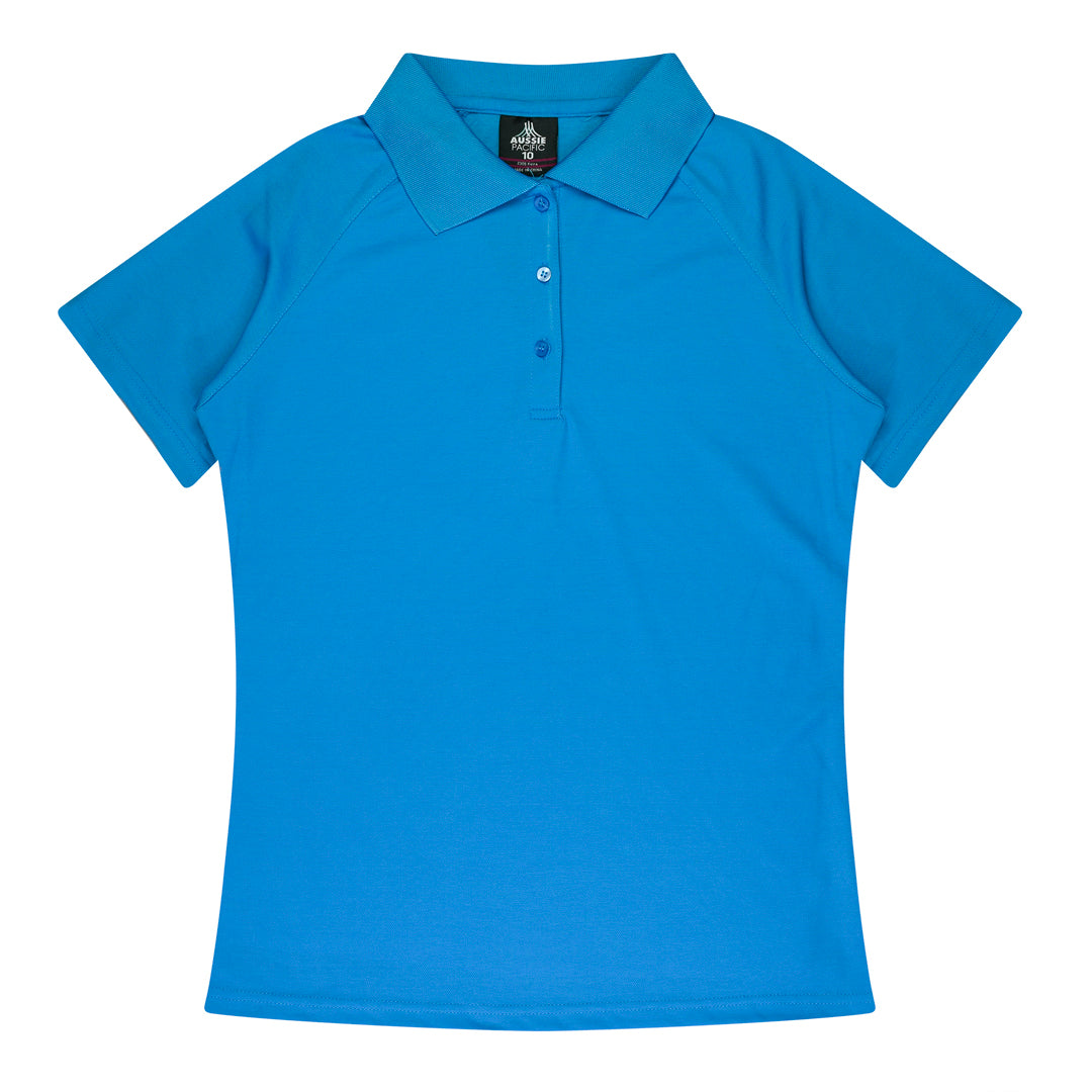 Aussie Pacific The Keira Polo | Ladies | Short Sleeve Pacific Blue Shirts & Tops