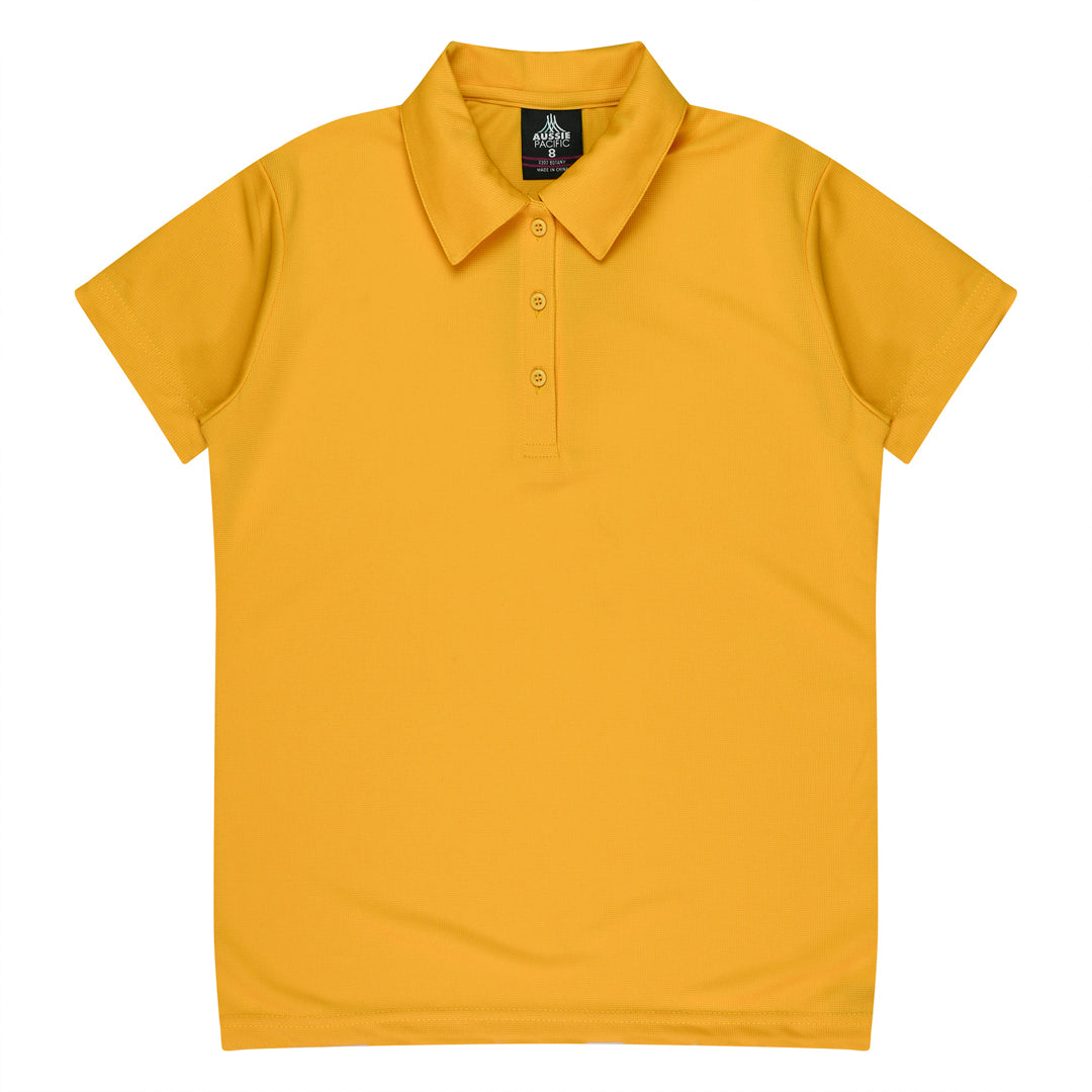 Aussie Pacific The Botany Polo | Ladies | Short Sleeve Gold Shirts & Tops