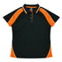 Aussie Pacific The Panorama Polo | Ladies | Short Sleeve | Plus Black/Orange/White Shirts & Tops