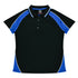 Aussie Pacific The Panorama Polo | Ladies | Short Sleeve | Plus Black/Royal/White Shirts & Tops
