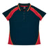 Aussie Pacific The Panorama Polo | Ladies | Short Sleeve | Plus Navy/Red/Gold Shirts & Tops