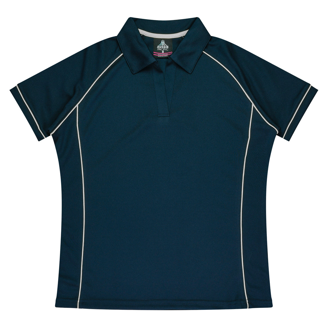 Aussie Pacific The Endeavour Polo | Ladies | Short Sleeve Clearance Navy/White Shirts & Tops
