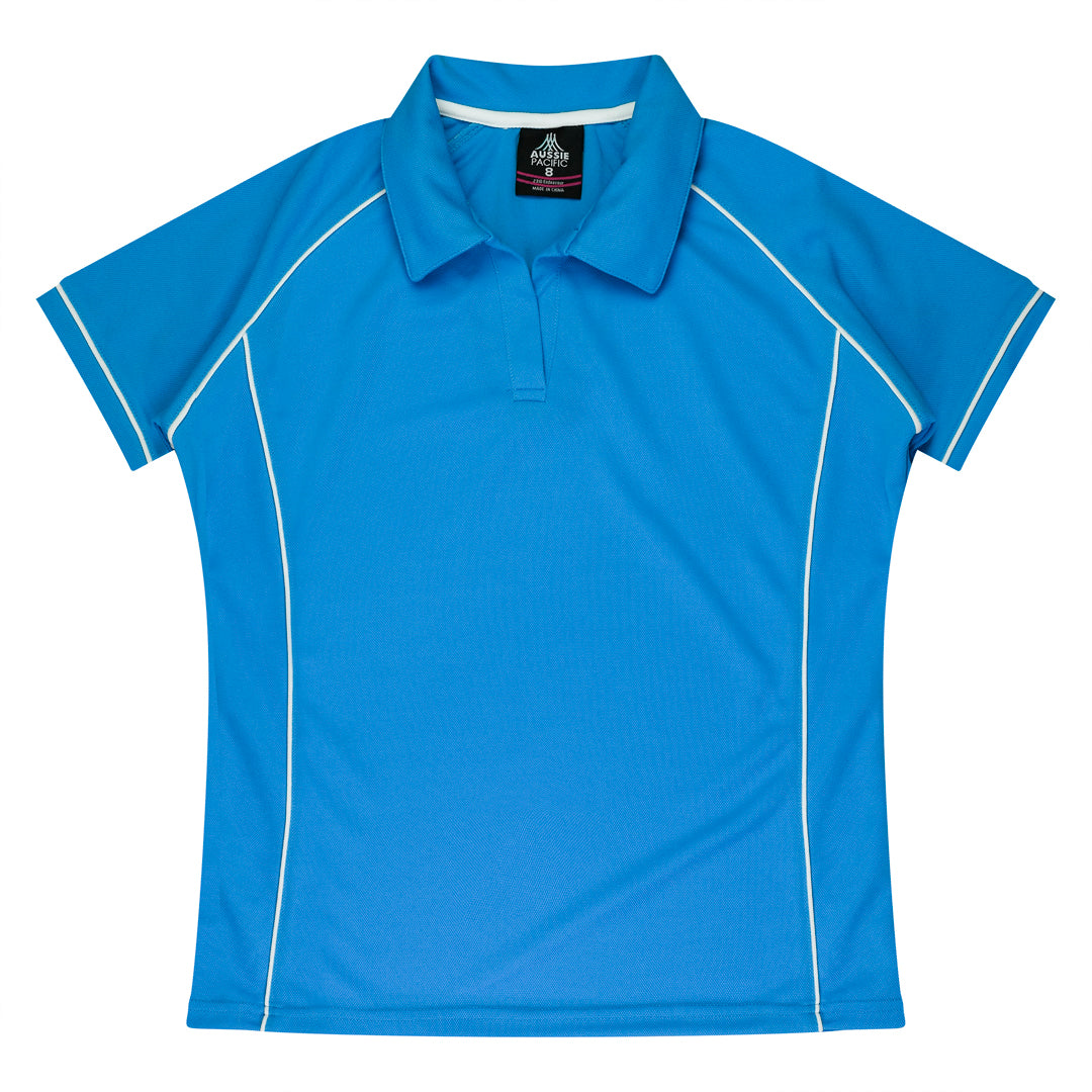 Aussie Pacific The Endeavour Polo | Ladies | Short Sleeve Clearance Pacific Blue/White Shirts & Tops