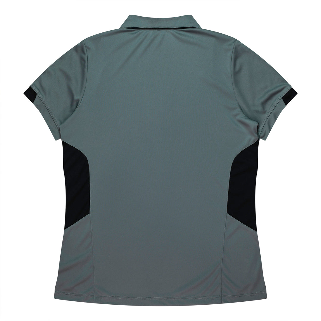 Aussie Pacific The Tasman Polo | Ladies | Short Sleeve | Grey Base Shirts & Tops