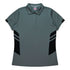 Aussie Pacific The Tasman Polo | Ladies | Short Sleeve | Grey Base Ashe/Black Shirts & Tops