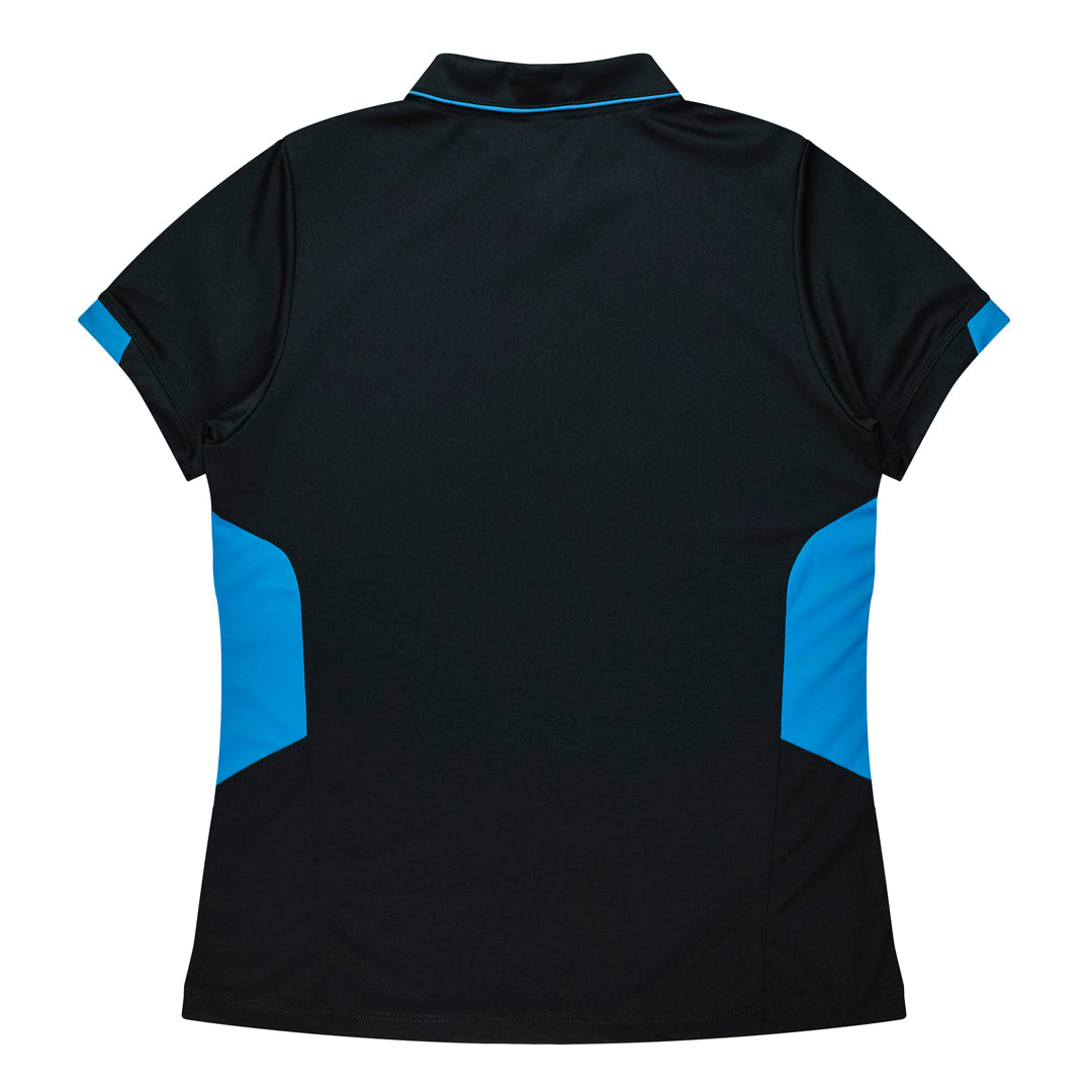 Aussie Pacific The Tasman Polo | Ladies | Short Sleeve | Black Base Shirts & Tops
