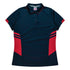 Aussie Pacific The Tasman Polo | Ladies | Short Sleeve | Navy Base Navy/Red Shirts & Tops