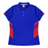 Aussie Pacific The Tasman Polo | Ladies | Short Sleeve | Blue Base Royal/Red Shirts & Tops