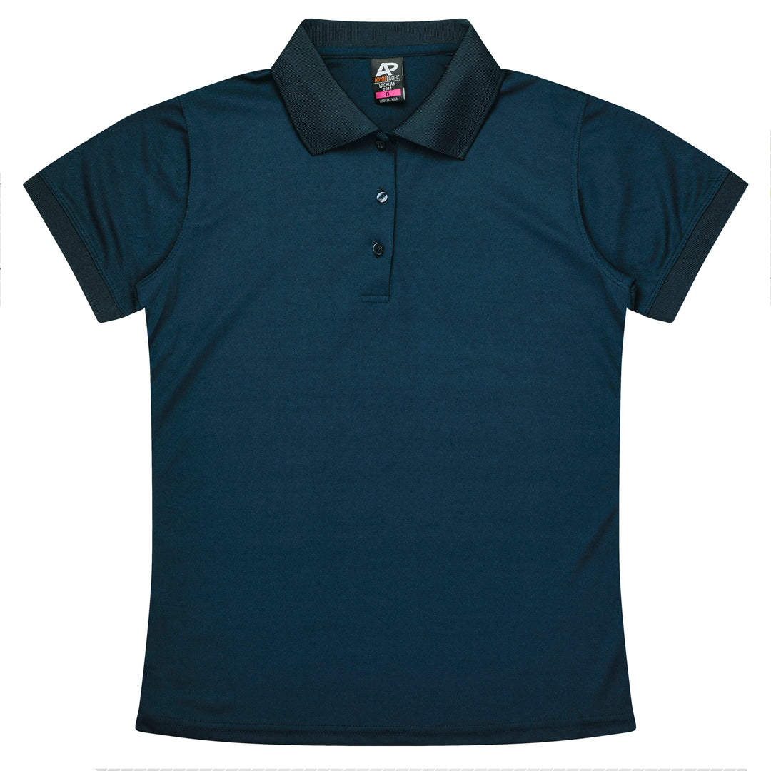 Aussie Pacific The Lachlan Polo | Ladies | Short Sleeve Navy Shirts & Tops