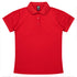 Aussie Pacific The Lachlan Polo | Ladies | Short Sleeve Red Shirts & Tops