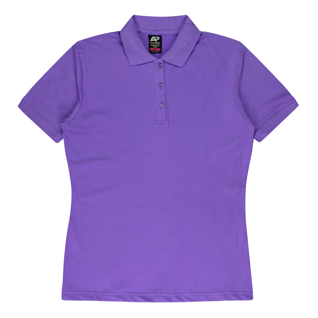 Aussie Pacific The Claremont Polo | Ladies | Short Sleeve Purple Shirts & Tops