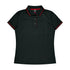 Aussie Pacific The Cottesloe Polo | Ladies | Short Sleeve Black/Red Shirts & Tops