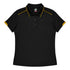 Aussie Pacific The Currumbin Polo | Ladies | Short Sleeve Black/Gold Shirts & Tops