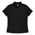 Aussie Pacific The Currumbin Polo | Ladies | Short Sleeve Black/Red Shirts & Tops