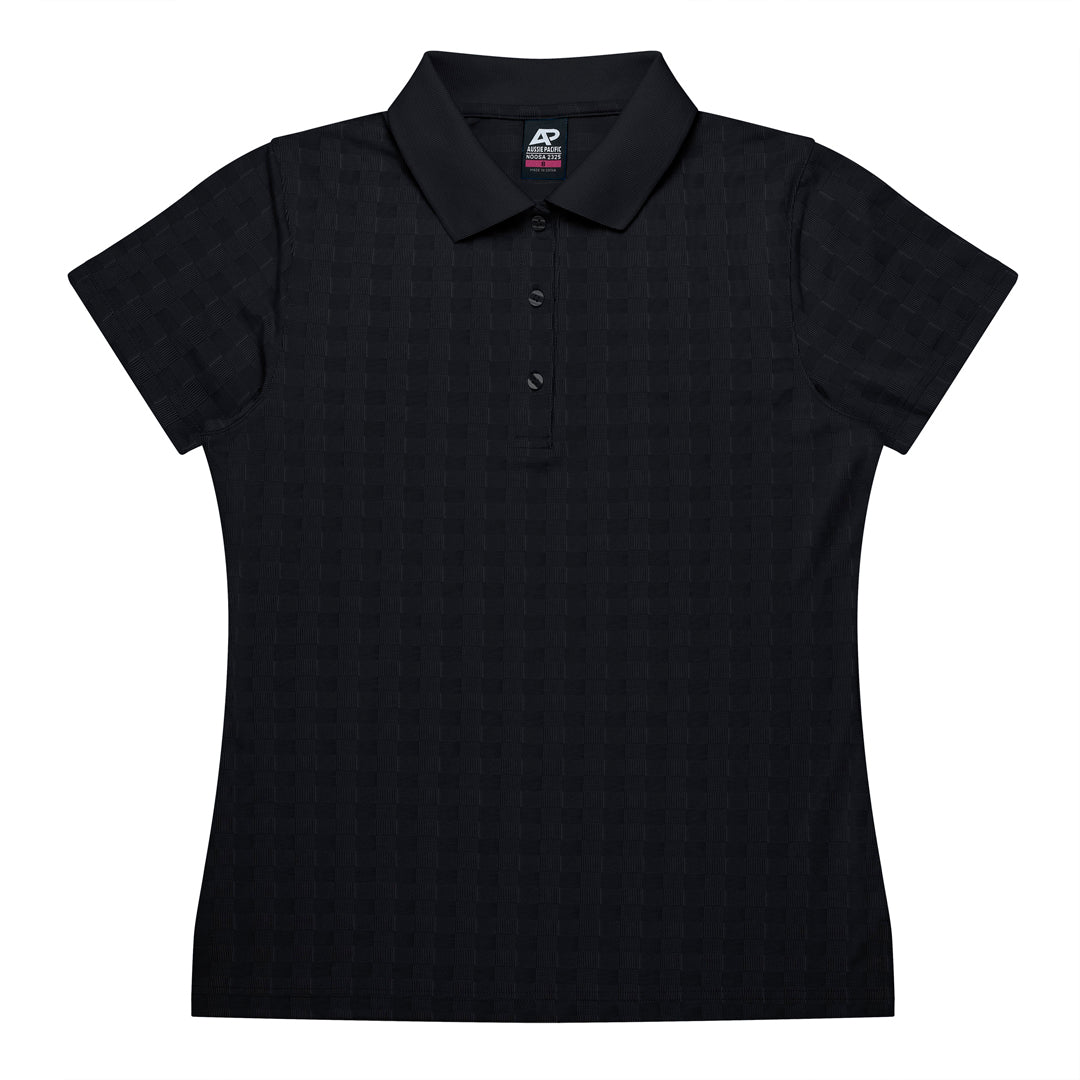 Aussie Pacific The Noosa Polo | Ladies | Short Sleeve Black Shirts & Tops