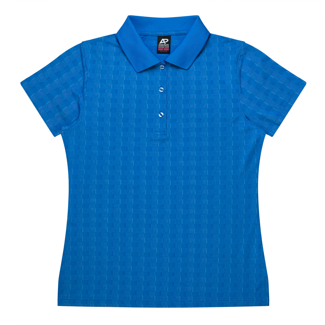 Aussie Pacific The Noosa Polo | Ladies | Short Sleeve Cyan Shirts & Tops